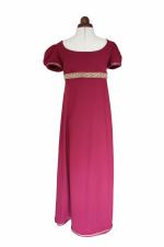Ladies 18th 19th Century Regency Jane Austen Costume Evening Gown Size 8 - 10